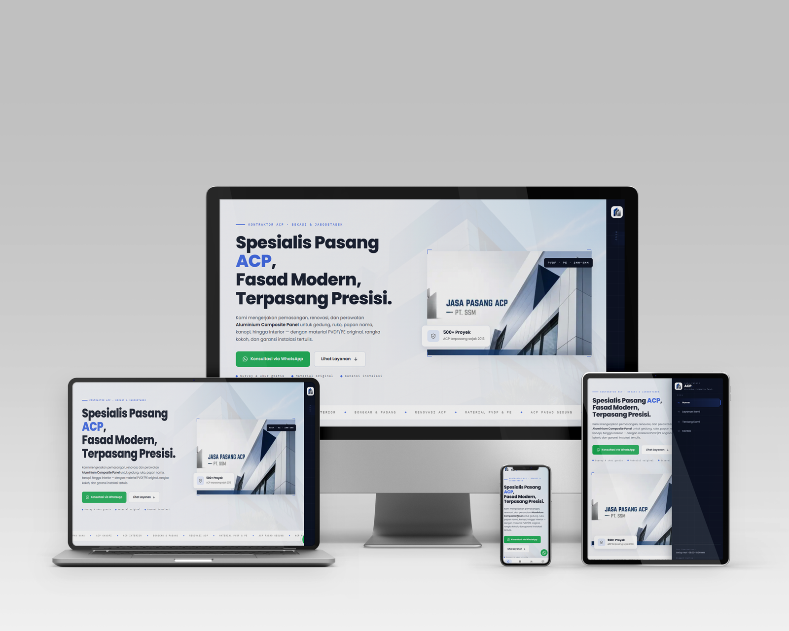 Jasa Pasang ACP (Alumunium Composite Panel)
